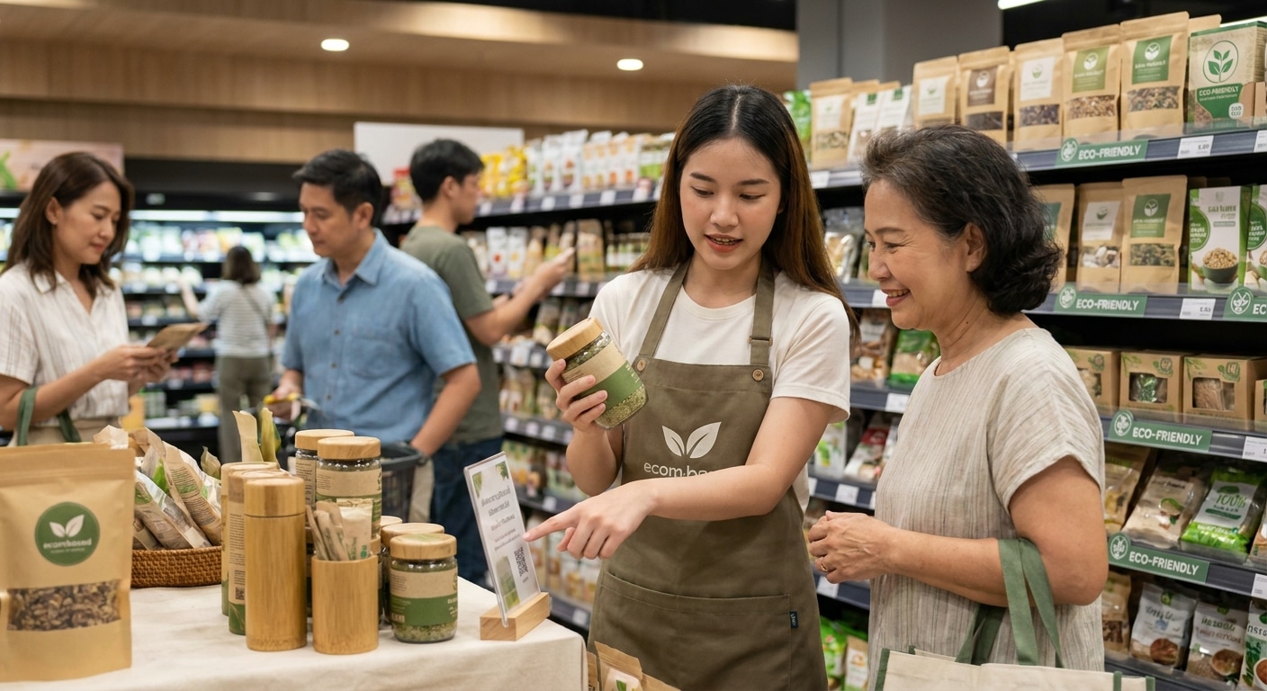 จับตาเทรนด์ปลายปี 26! ฉลากสินค้ารักษ์โลกครองใจผู้บริโภค - eco-friendly-packaging-label-trend