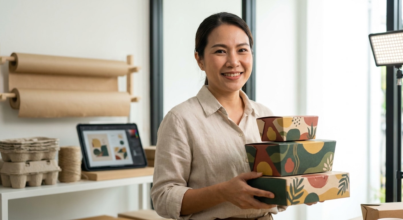 เทรนด์สิ่งพิมพ์ 2026: จับตาแพคเกจจิ้งรักษ์โลก ยกระดับ SME - eco-friendly-packaging-trend-2026