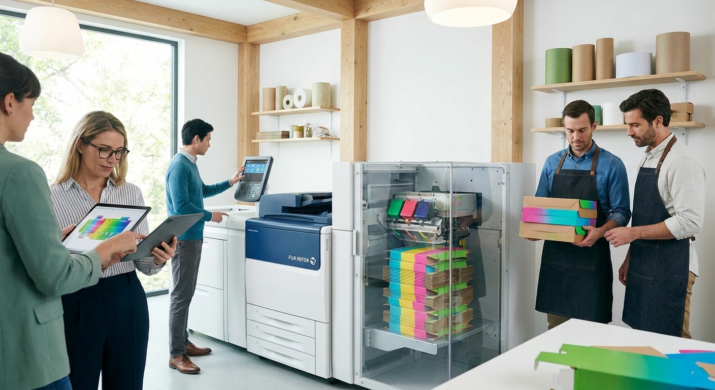 หมึกพิมพ์รักษ์โลก เทรนด์เทคโนโลยีสิ่งพิมพ์ 2026 เพื่อ SME - eco-friendly-printing-tech-2026