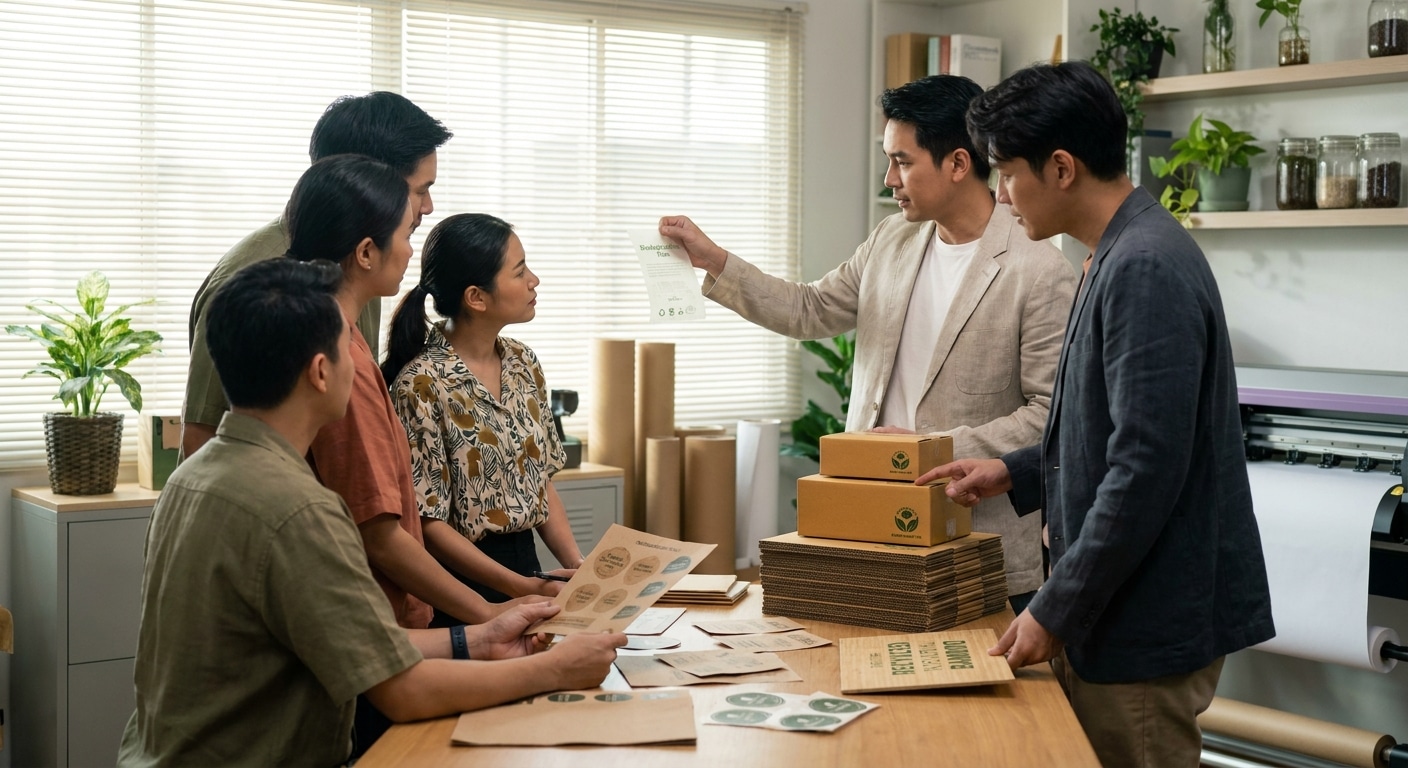 เจาะเทรนด์สิ่งพิมพ์รักษ์โลกปลายปี 2026 อนาคตใหม่แบรนด์ SME - eco-friendly-printing-trend-2026