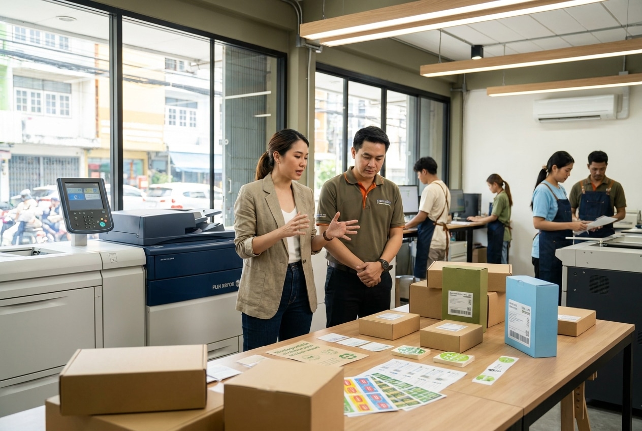 เจาะเทรนด์สื่อสิ่งพิมพ์ 2026: แพ็กเกจจิ้งรักษ์โลกมาแรง - eco-friendly-printing-trend-2026