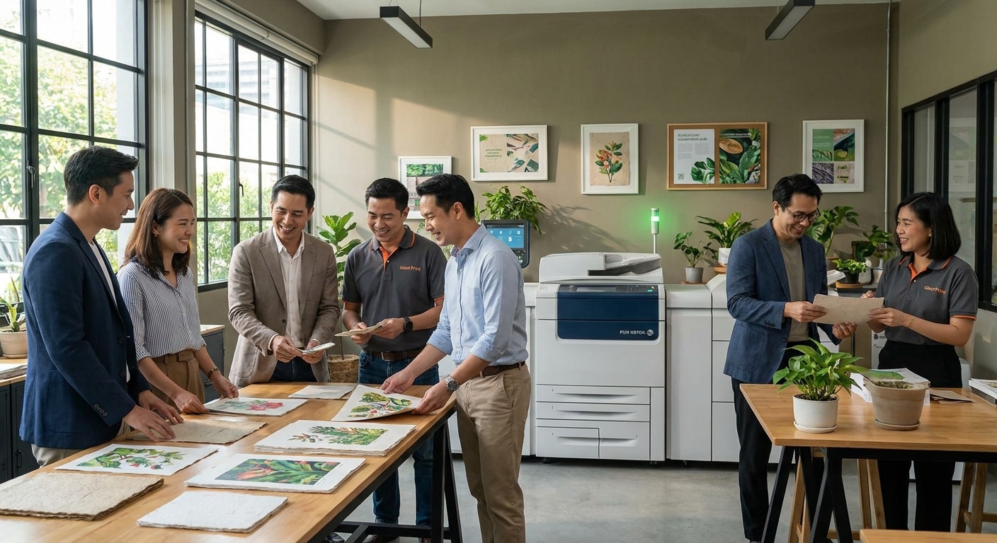 อัปเดตเทรนด์ 2026! งานพิมพ์รักษ์โลก ดันยอด SME พุ่ง - eco-friendly-printing-trend-2026
