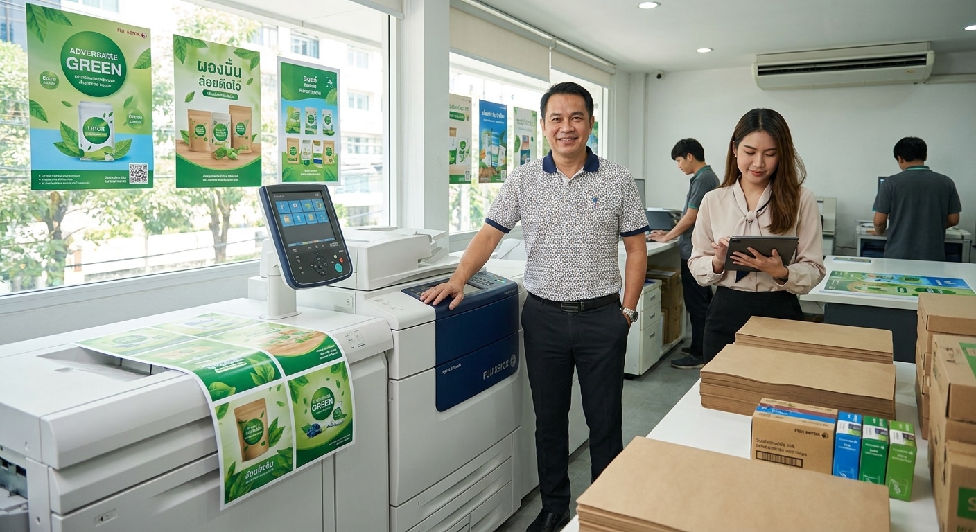 จับตาเทรนด์ปี 27! สื่อสิ่งพิมพ์และหมึกรักษ์โลกดันยอด SME - eco-friendly-printing-trend-2027