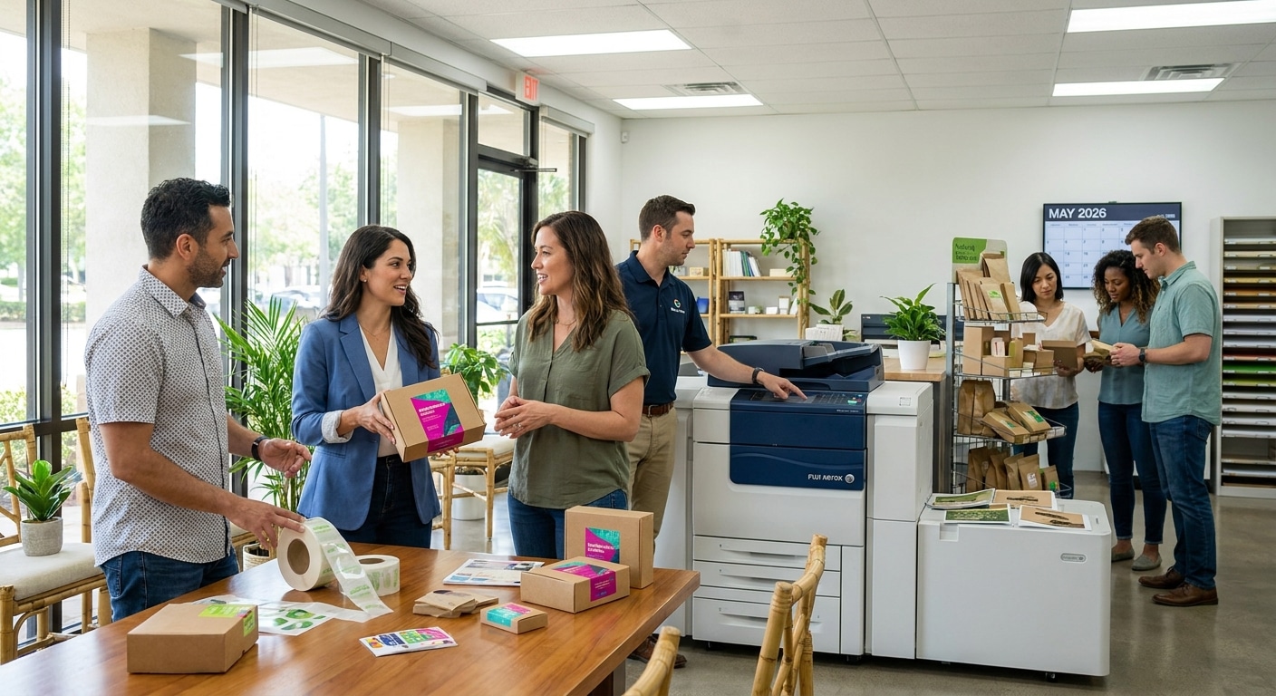 เทรนด์สิ่งพิมพ์ 2026: วัสดุ Eco-Friendly มัดใจผู้บริโภค - eco-friendly-printing-trend