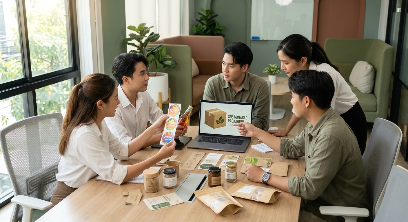 เจาะเทรนด์สิ่งพิมพ์ 2026: แพคเกจจิ้งมินิมอลรักษ์โลกมาแรง - eco-packaging-print-trend-2026
