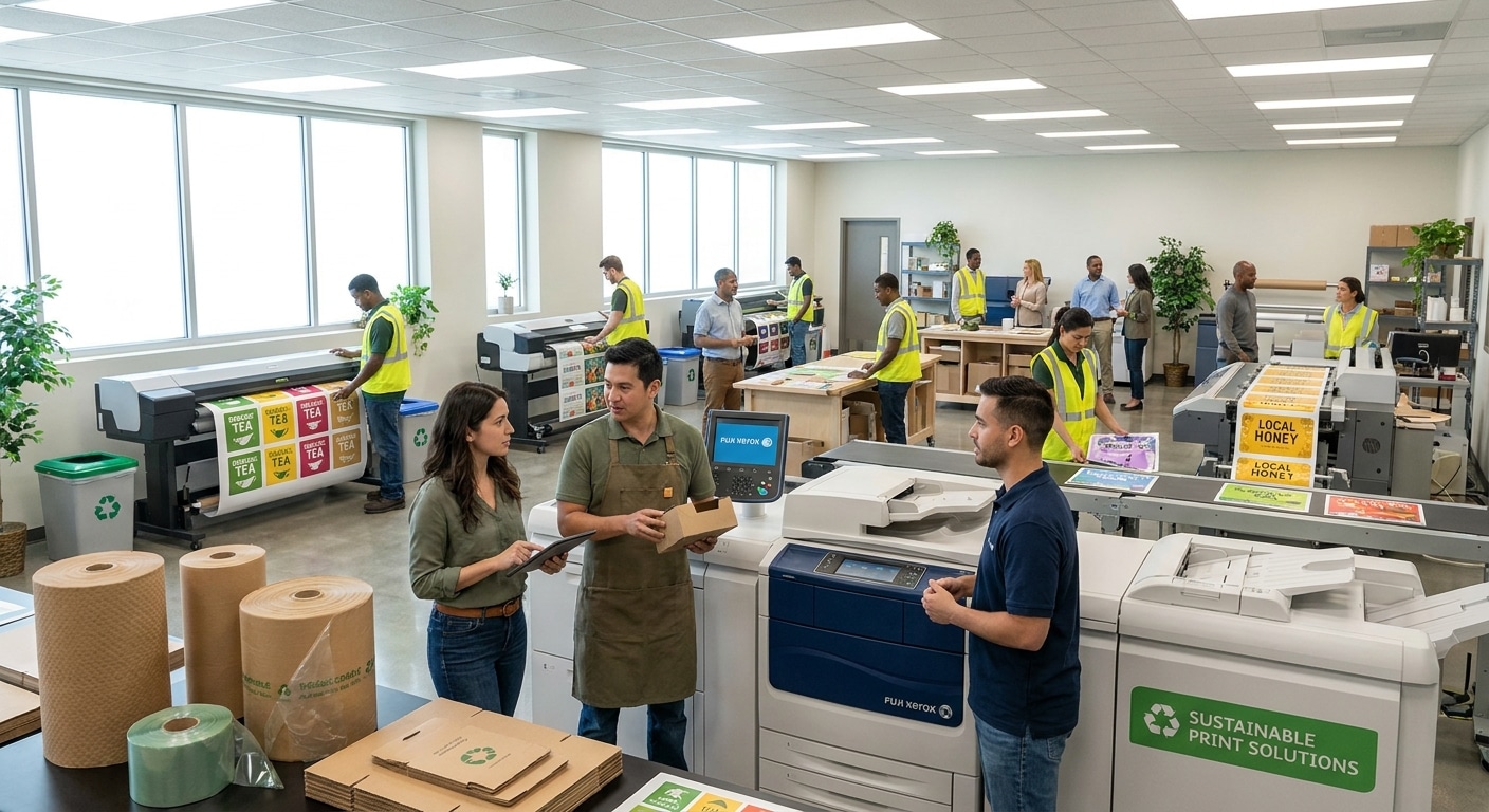 เทรนด์สื่อสิ่งพิมพ์ปลายปี 2026! แพคเกจจิ้งรักษ์โลกมาแรง - eco-packaging-printing-trend-2026