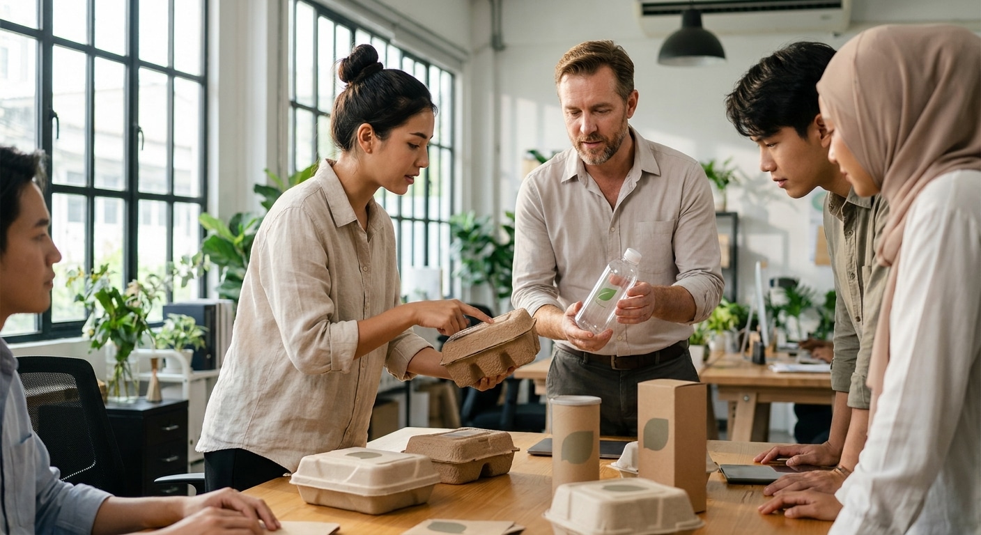 จับตาเทรนด์สิ่งพิมพ์ 2026: นวัตกรรมแพ็กเกจจิ้งรักษ์โลกมาแรง - eco-packaging-trends-2026