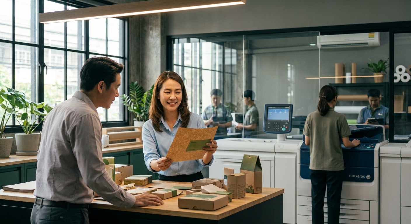 เทรนด์พิมพ์ 2026: Eco-Printing มัดใจลูกค้ารักษ์โลก - eco-printing-trend-2026-sme