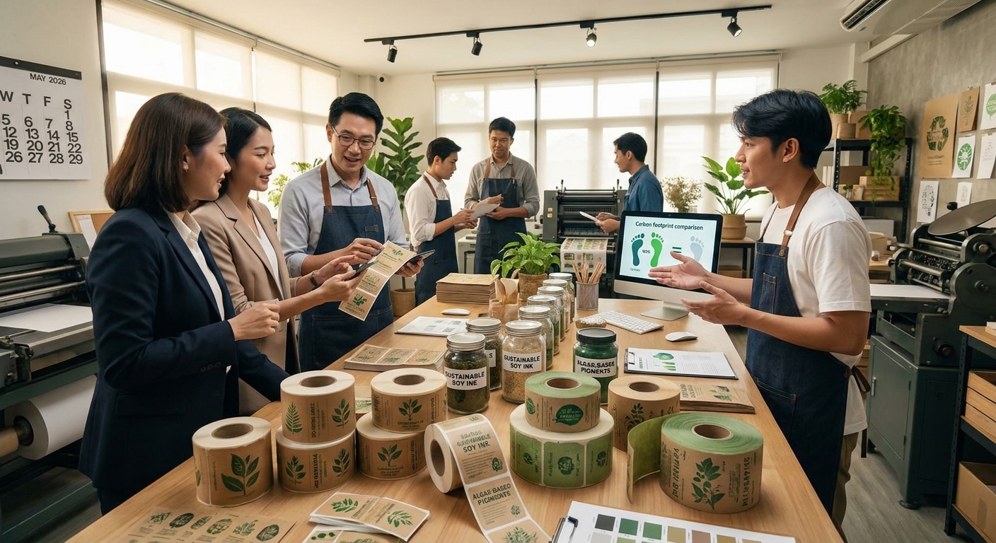 เทรนด์สิ่งพิมพ์ 2027! หมึกรักษ์โลกเพิ่มมูลค่าแบรนด์ SME - eco-printing-trend-2027
