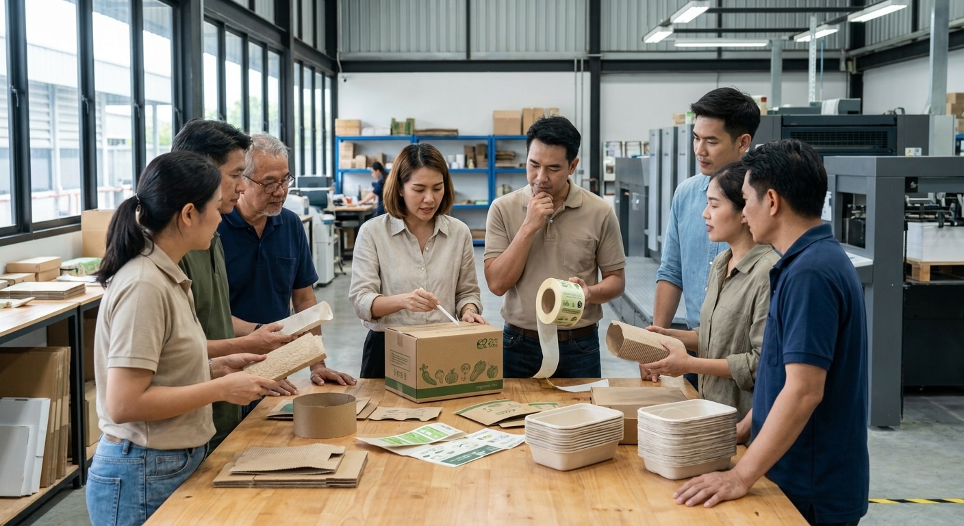 จับตาเทรนด์สิ่งพิมพ์ครึ่งปีหลัง 2026! วัสดุรักษ์โลกมาแรง - eco-printing-trend-sme-2026