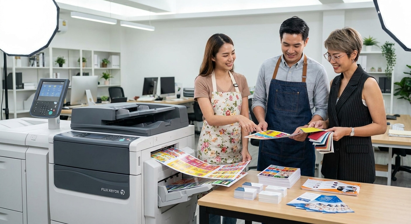 นวัตกรรมพิมพ์ Fuji Xerox ตัวช่วย SME ได้งานไว สีคมชัด - fuji-xerox-digital-printing-tech