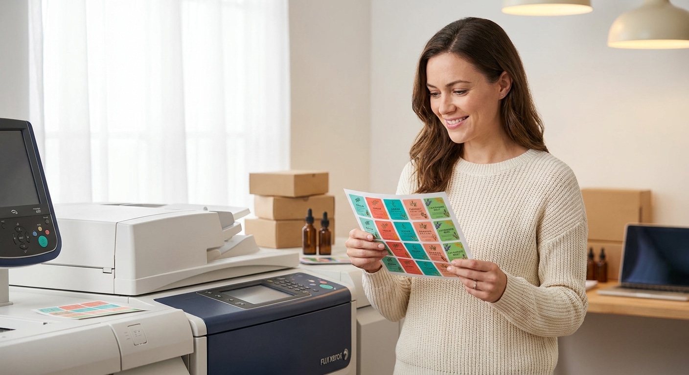 พิมพ์ฉลากจิ๋วคมชัด! ด้วยเทคโนโลยี Fuji Xerox ยกระดับแบรนด์ - fuji-xerox-label-printing-tech