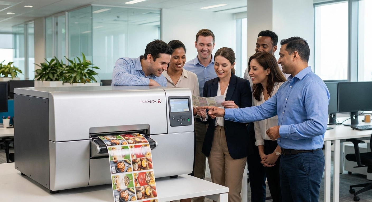 เจาะลึกเทคโนโลยีพิมพ์ฉลากสีสด ดึงดูดลูกค้าด้วย Fuji Xerox - fuji-xerox-printing-tech