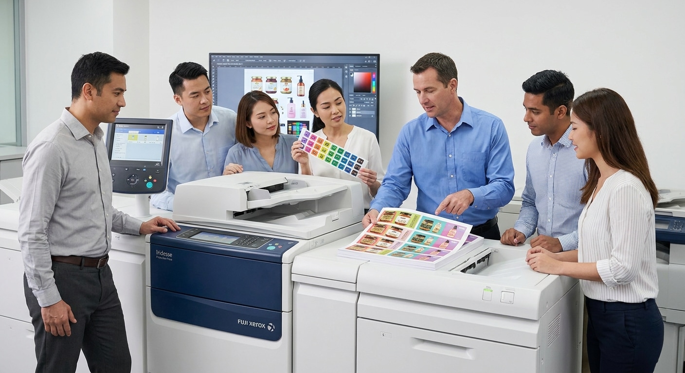 เจาะลึกเทคโนโลยี Fuji Xerox: พิมพ์ฉลาก SME ให้สีเป๊ะ - fuji-xerox-printing-technology