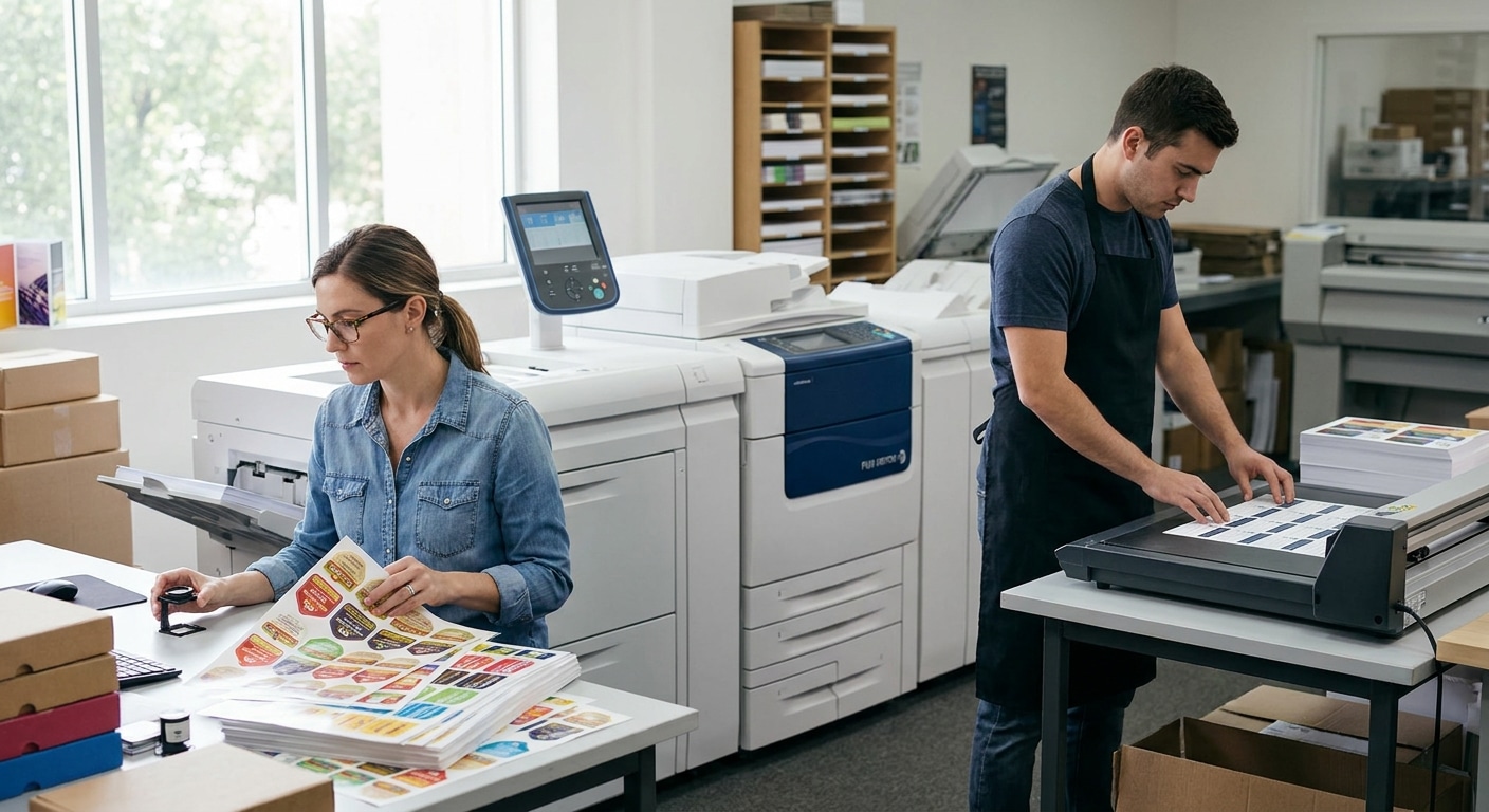 ทำไมต้องพิมพ์ Fuji Xerox? ไขความลับสติ๊กเกอร์สีสด ไดคัทเป๊ะ - fuji-xerox-sticker-printing-tech