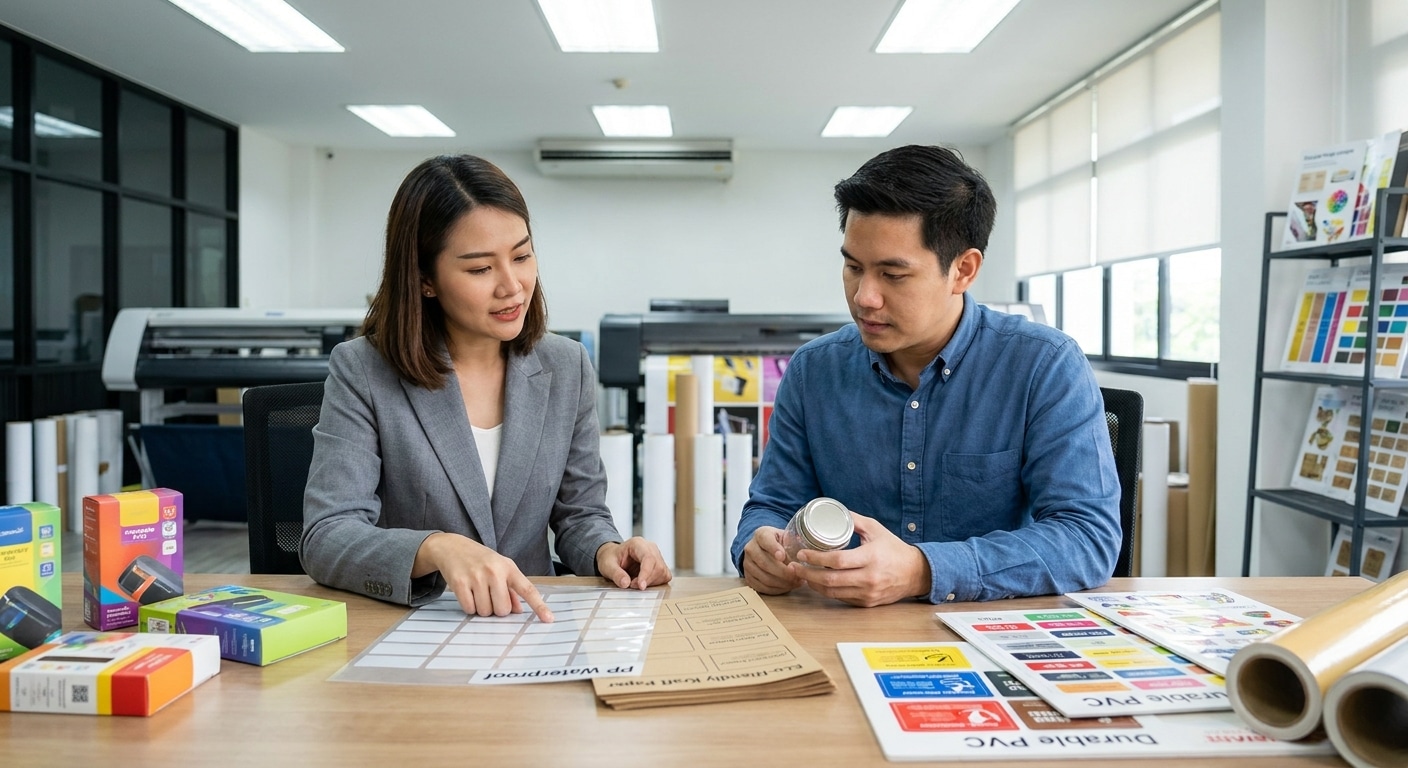 เทคนิคเลือกสติ๊กเกอร์ฉลากสินค้าให้ปัง ติดทน ไม่ลอกร่อน - how-to-choose-product-sticker