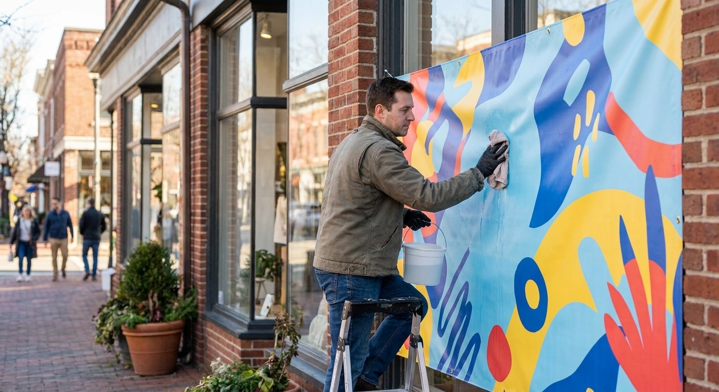 วิธีดูแลป้ายไวนิลและป้ายโฆษณาให้สีสดทนทาน ไม่ซีดจางง่าย - how-to-maintain-outdoor-vinyl-signage