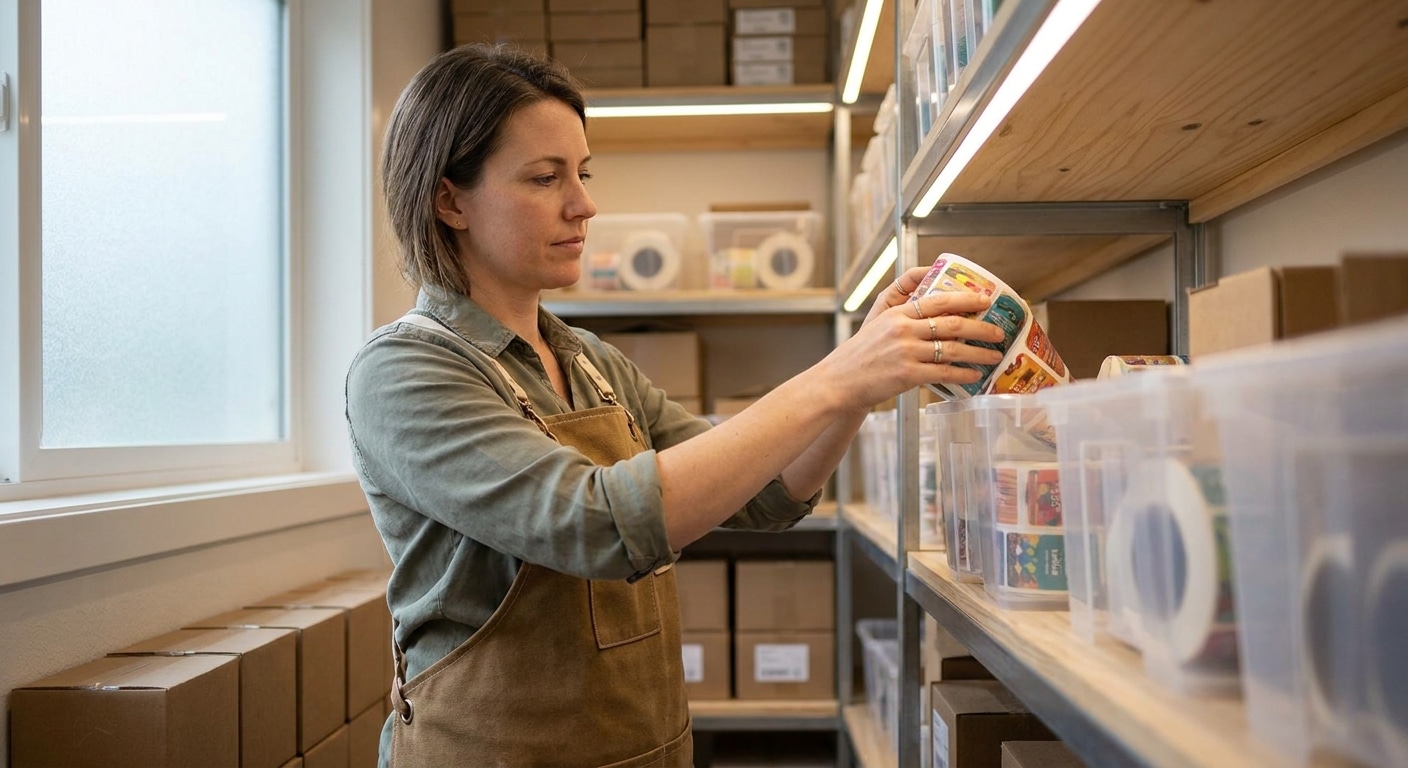 วิธีเก็บสติ๊กเกอร์ฉลากสินค้า ให้กาวเหนียวทน ไม่ลอกร่อน - how-to-store-sticker-labels