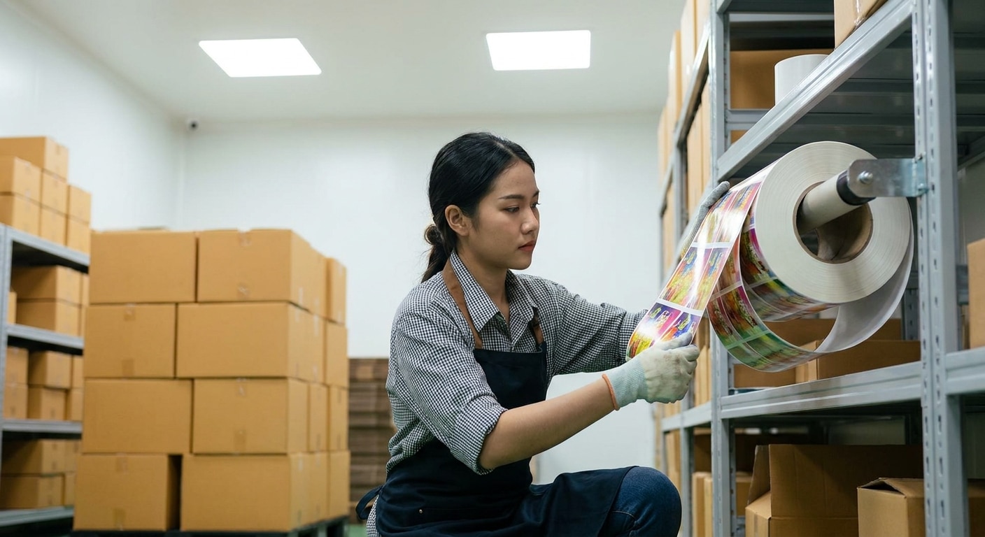 ทริคเก็บสติ๊กเกอร์ฉลากสินค้า ให้กาวเหนียวทน สีไม่ซีดจาง - how-to-store-sticker-labels