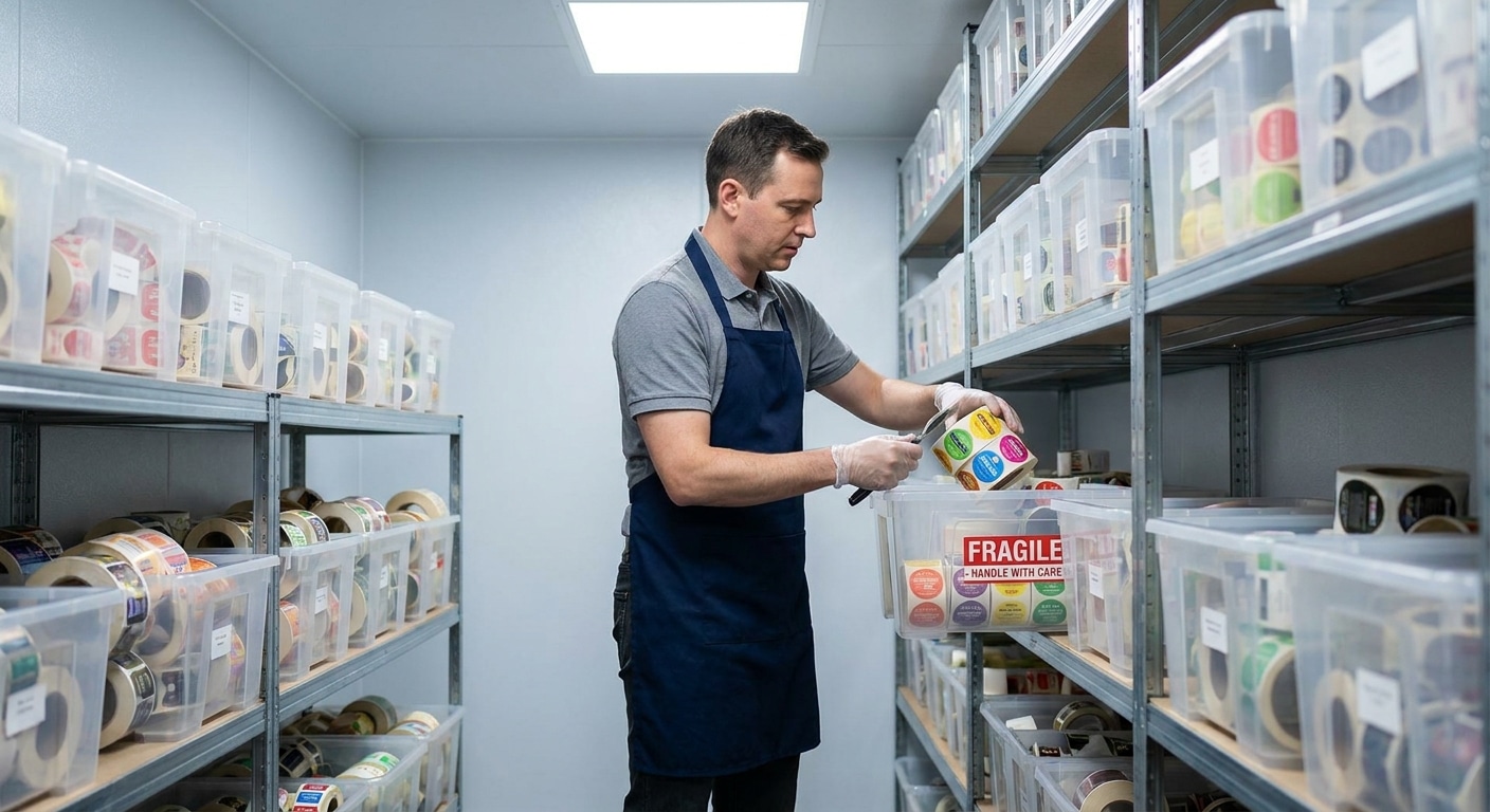 วิธีเก็บสติ๊กเกอร์ฉลากสินค้าให้กาวเหนียวหนึบ สีไม่ซีด! - how-to-store-sticker-labels