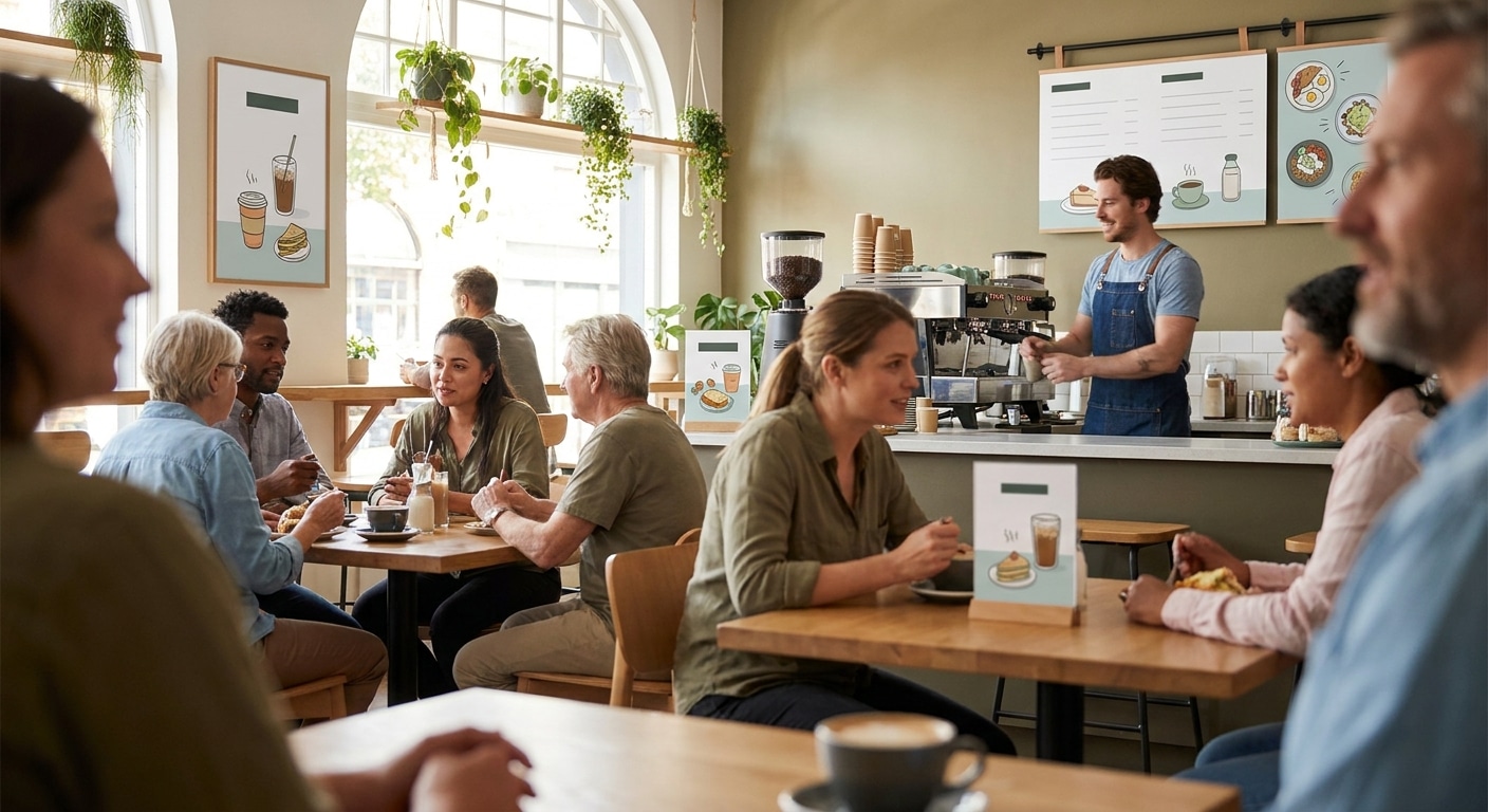 จัดโปรให้ปัง! เทคนิคใช้ป้ายเมนูและสแตนดี้เพิ่มยอดขายร้าน - menu-standee-marketing-tips