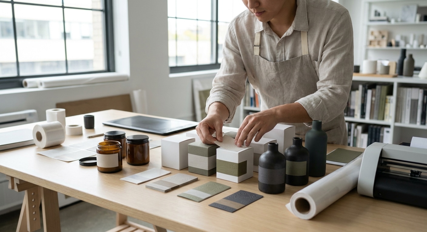 สร้างแบรนด์ให้ดูแพง! ทริคออกแบบฉลากสไตล์มินิมอล - minimalist-label-design-tips