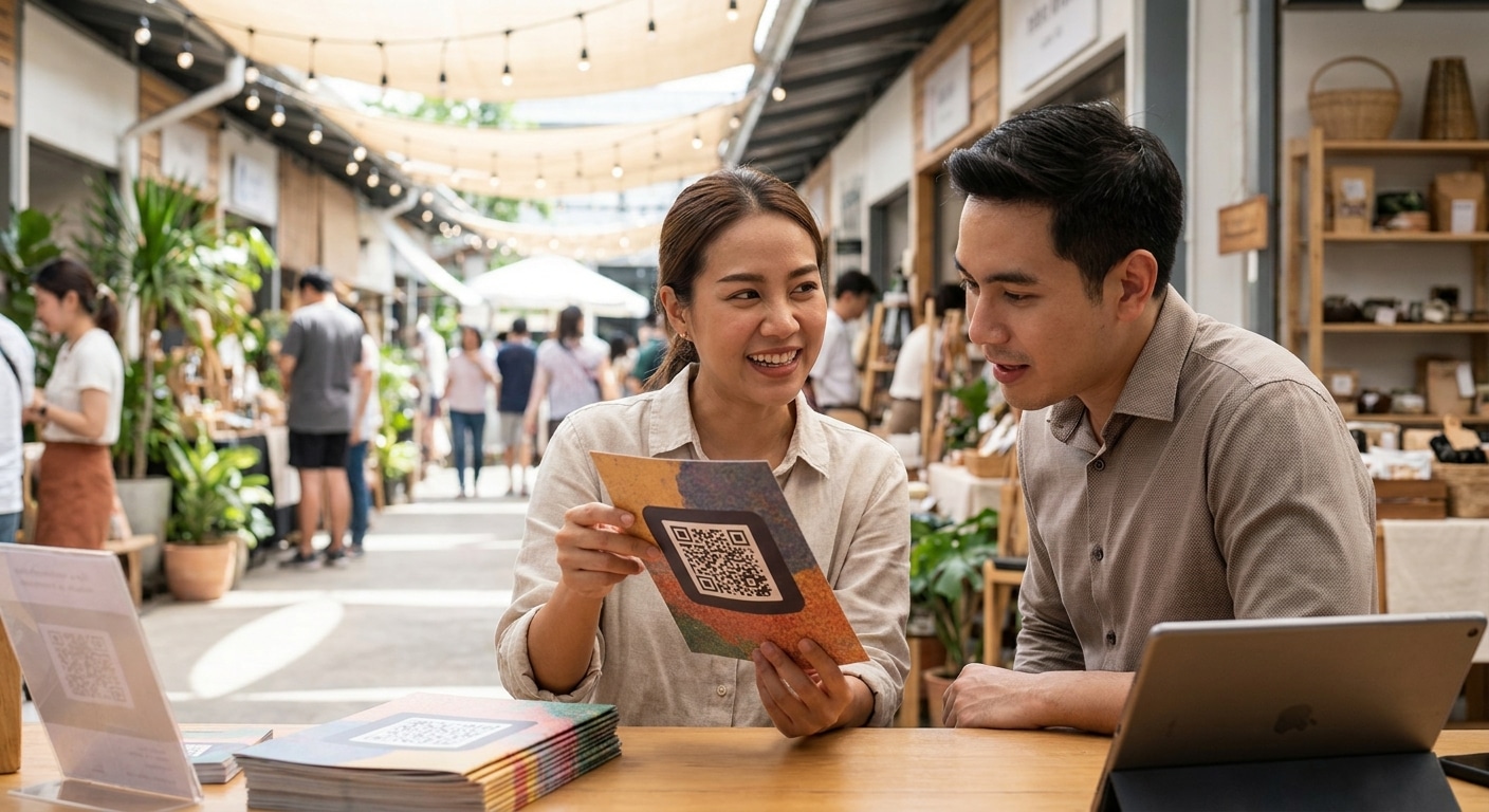 กลยุทธ์ O2O การตลาดสิ่งพิมพ์ยุคใหม่ เพิ่มยอดขายด้วย QR Code - o2o-marketing-print-qr-code