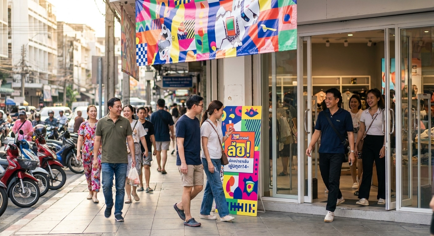 กลยุทธ์ O2O ดึงคนเข้าร้านด้วยป้ายโฆษณาและสิ่งพิมพ์ SME - o2o-marketing-print-signage
