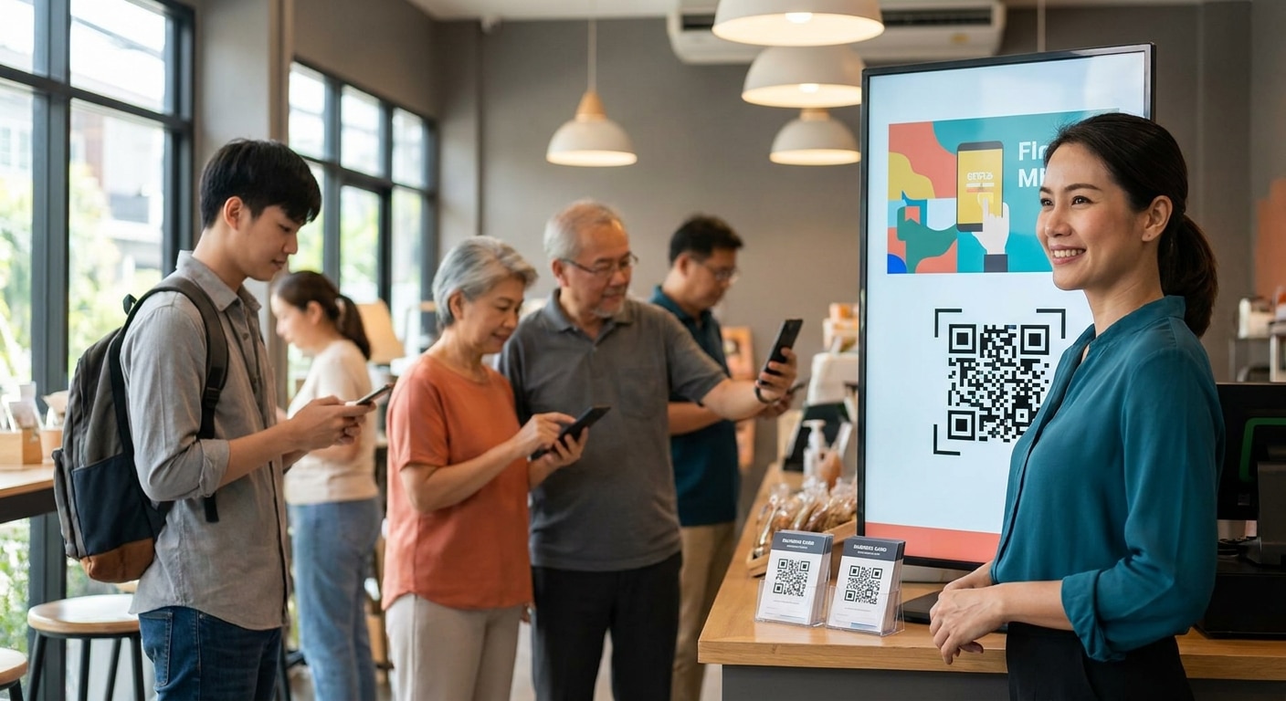 เทคนิคทำป้ายโฆษณา O2O ดึงลูกค้าออนไลน์เข้าร้านฉบับ SME - o2o-marketing-print-signage-sme