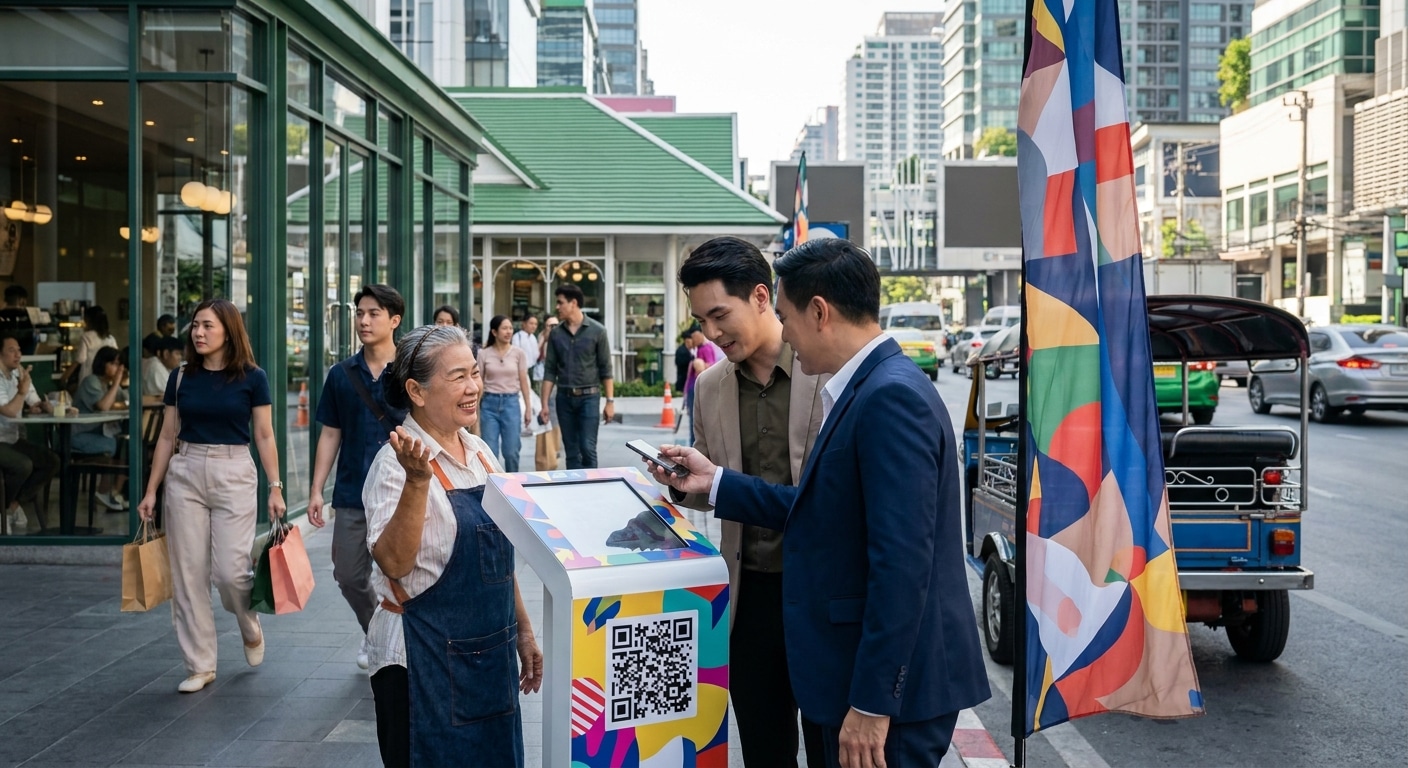 การตลาด O2O: กระตุ้นยอดขายด้วยป้ายโฆษณาและสแตนดี้ - o2o-marketing-print-signage