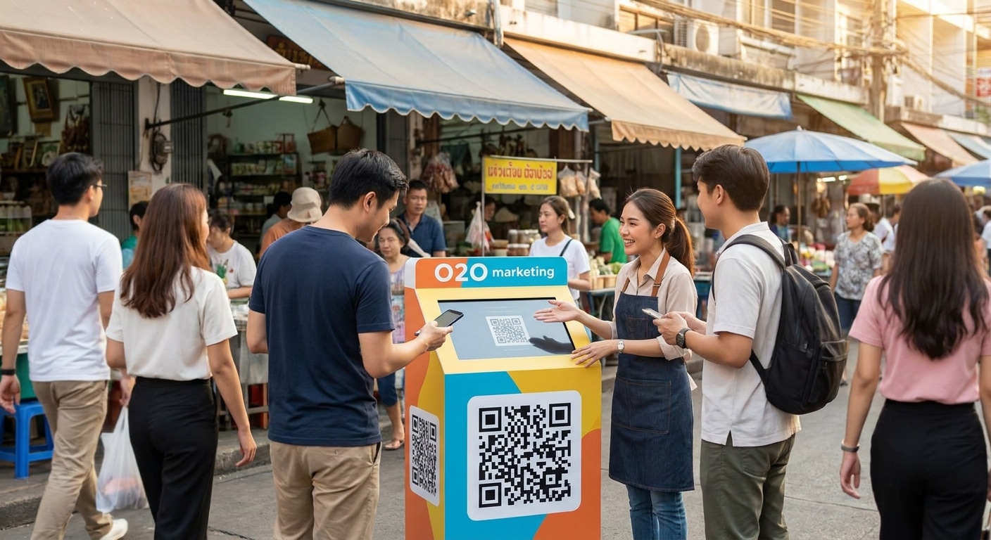 การตลาด O2O 2026: สื่อสิ่งพิมพ์ดึงลูกค้าออฟไลน์เข้าร้าน - o2o-marketing-print-trend-2026