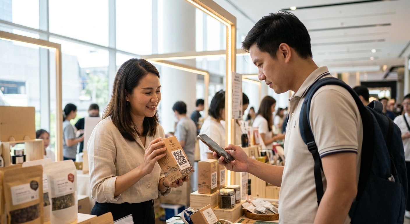 เทคนิค O2O: ดันยอดขายด้วยสติ๊กเกอร์และฉลาก QR Code - o2o-marketing-qr-code-stickers