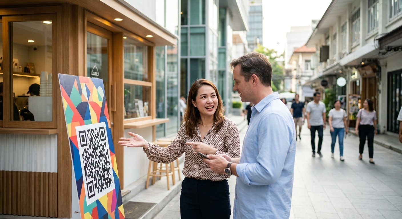 กลยุทธ์ O2O ดันยอดขาย SME! เชื่อมป้ายโฆษณาสู่ร้านออนไลน์ - o2o-print-marketing-sme