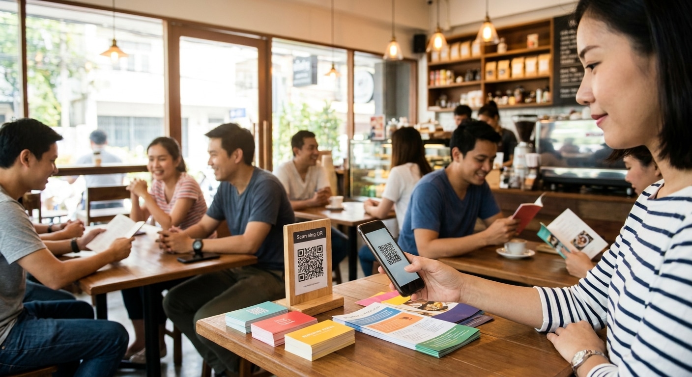 เทคนิคใช้สื่อสิ่งพิมพ์ O2O ดึงลูกค้าออฟไลน์สู่ออนไลน์ - o2o-print-marketing-tips