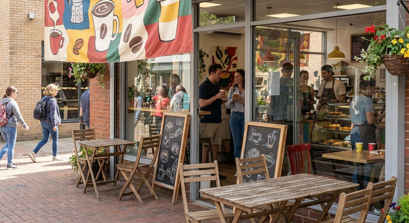 เทคนิคจัดหน้าร้านด้วยป้ายโฆษณาและเมนู ดึงดูดลูกค้า SME - offline-marketing-print-signage