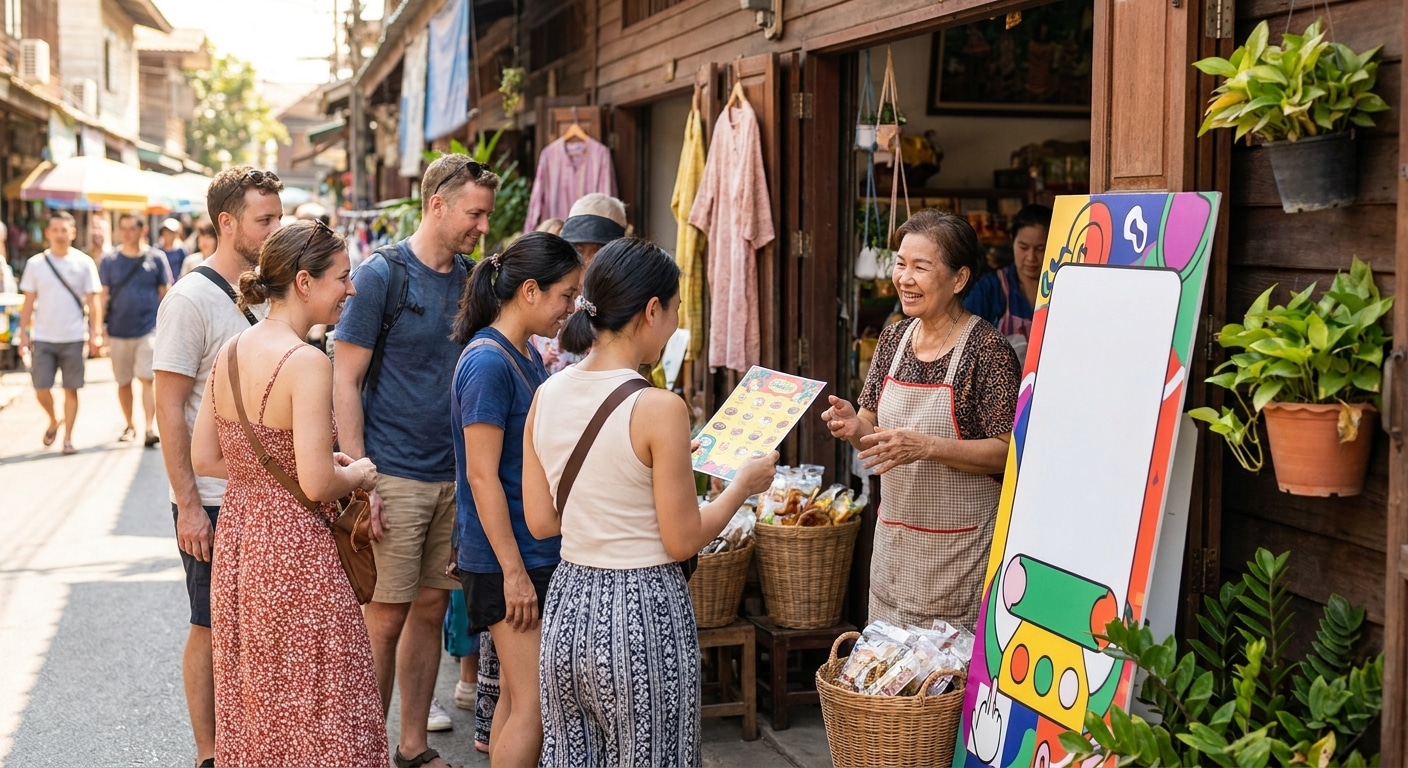 เทคนิคดึงคนเข้าร้านฉบับ SME เพิ่มยอดขายด้วยสื่อสิ่งพิมพ์ - offline-marketing-print-sme