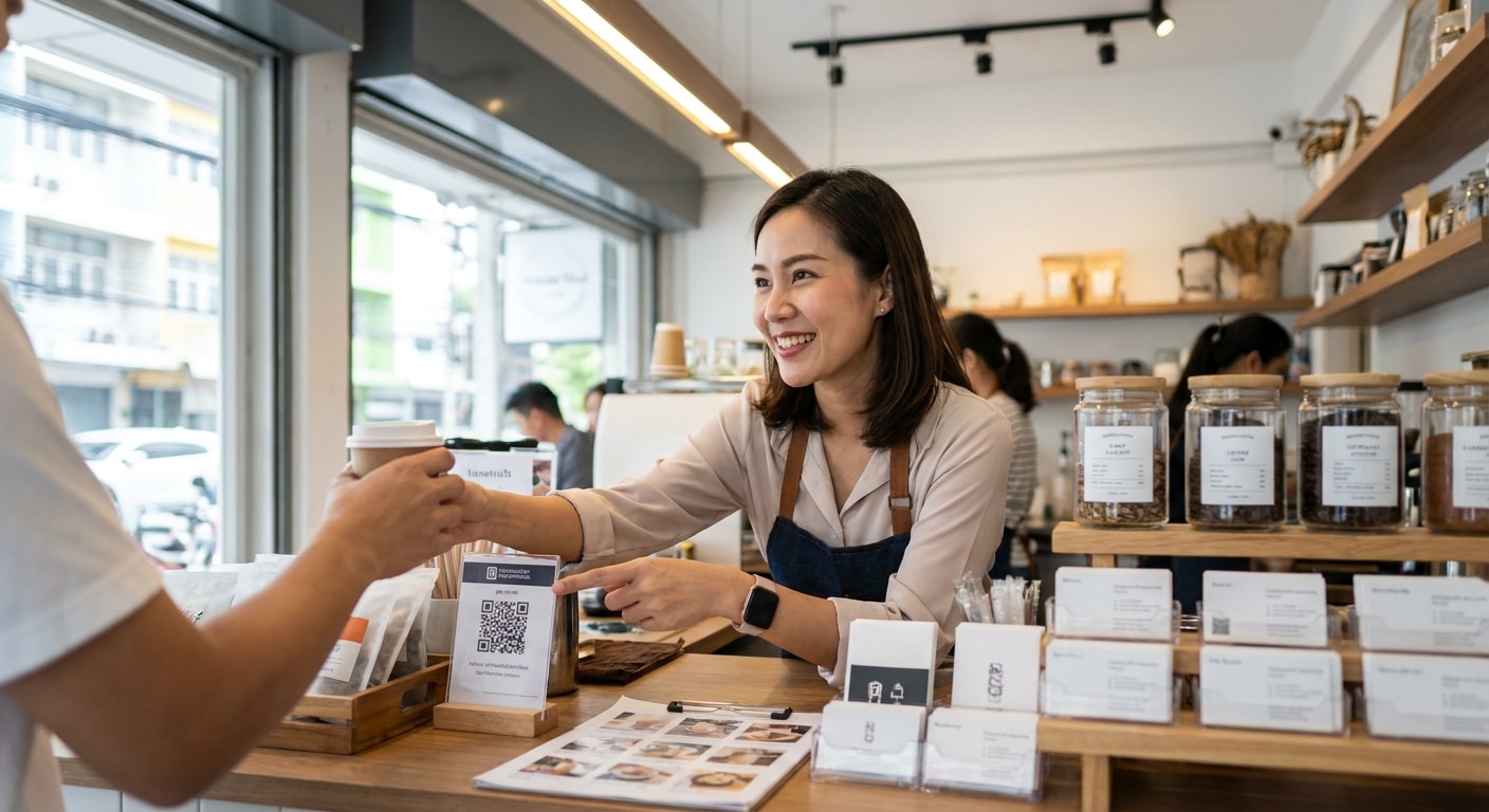 กลยุทธ์ปี 26! ดันยอดขาย SME ด้วยสื่อสิ่งพิมพ์ติด QR Code - offline-to-online-print-marketing