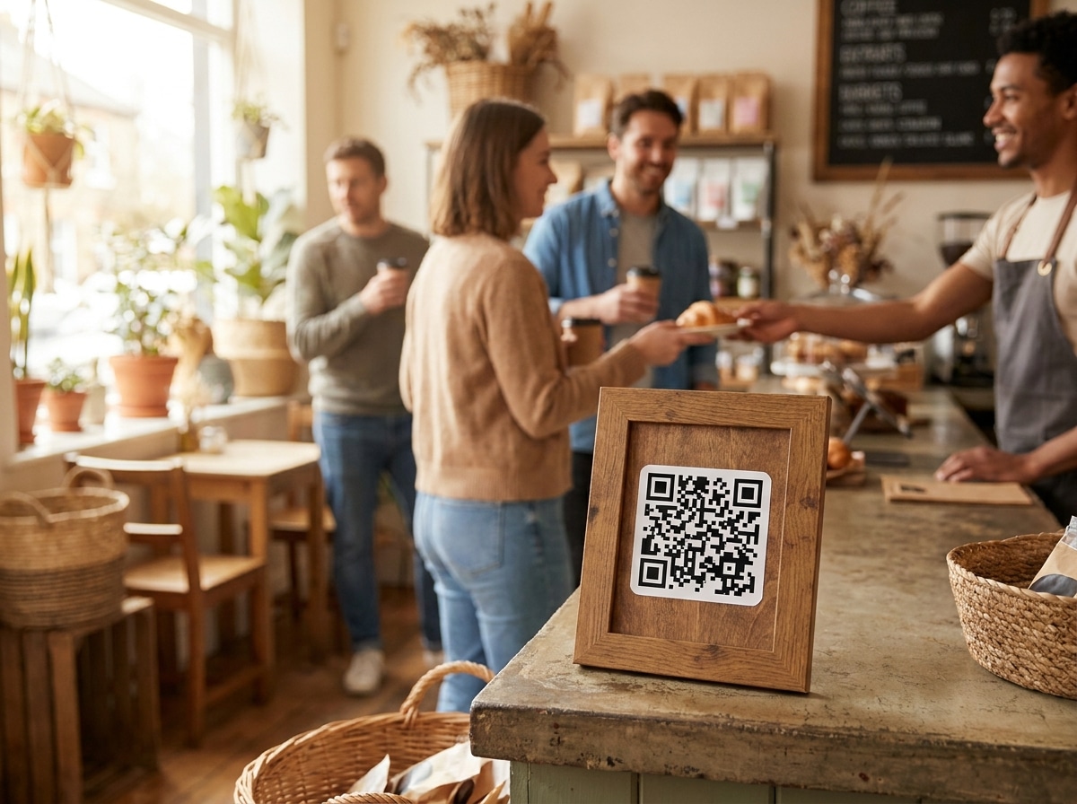 ดันยอดขายด้วยป้าย QR Code ลิงก์ออฟไลน์สู่ออนไลน์ - offline-to-online-print-marketing