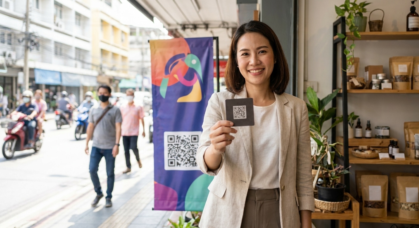 กลยุทธ์ 2026: ดึงลูกค้าออฟไลน์สู่ออนไลน์ด้วยสื่อสิ่งพิมพ์ - offline-to-online-print-marketing