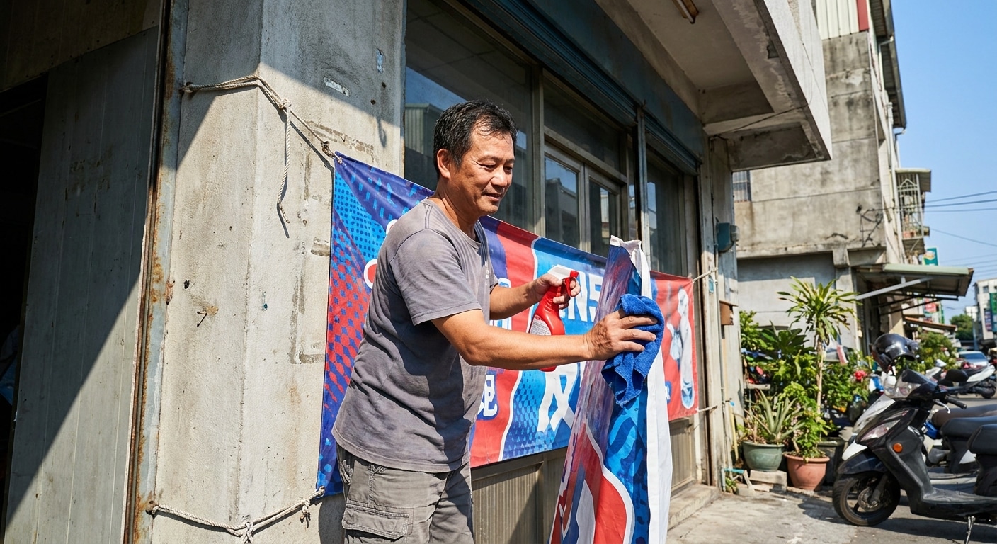 วิธีดูแลป้ายไวนิลและสติ๊กเกอร์หน้าร้านให้สีสดทนทาน - outdoor-sign-sticker-maintenance