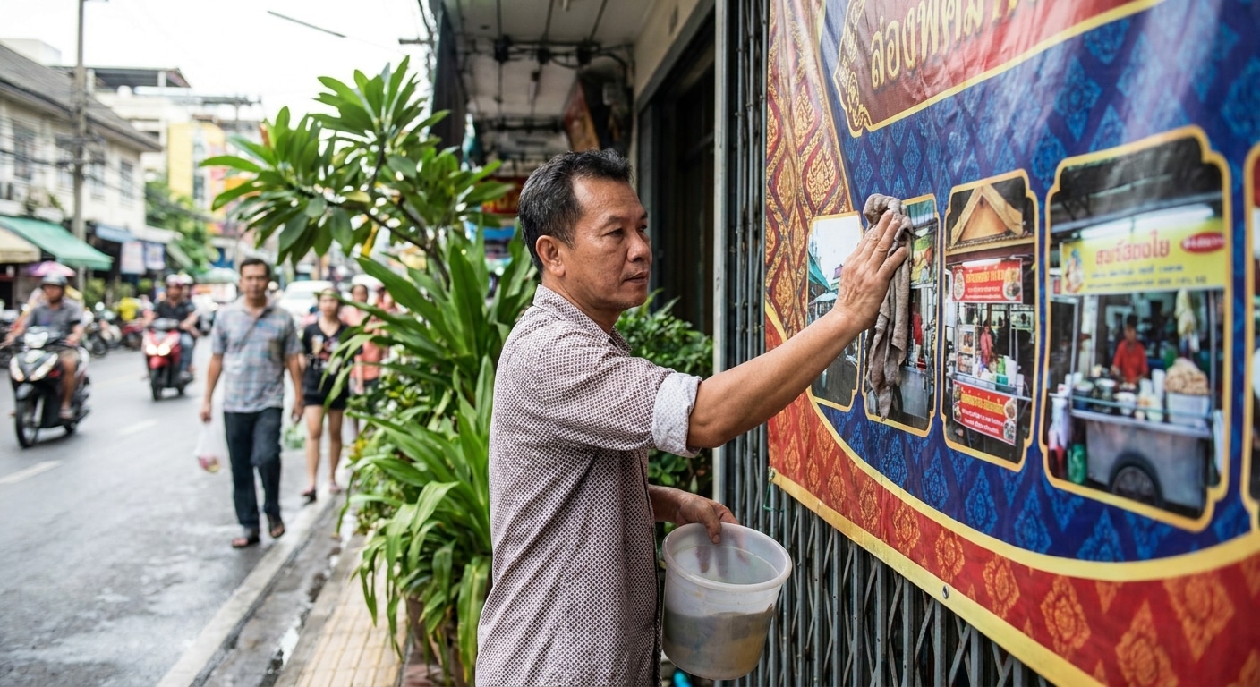วิธีดูแลป้ายโฆษณากลางแจ้ง ให้สีสดทนทาน ไม่ซีดจาง - outdoor-signage-maintenance-tips