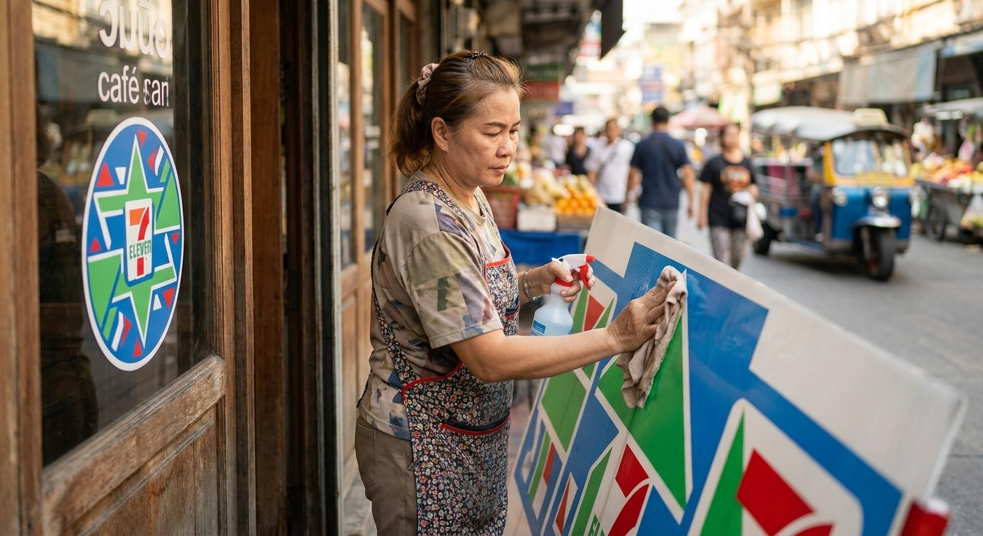 ทริคดูแลป้ายไวนิลและสติ๊กเกอร์หน้าร้านให้สีสดทนนาน - outdoor-signage-maintenance-tips