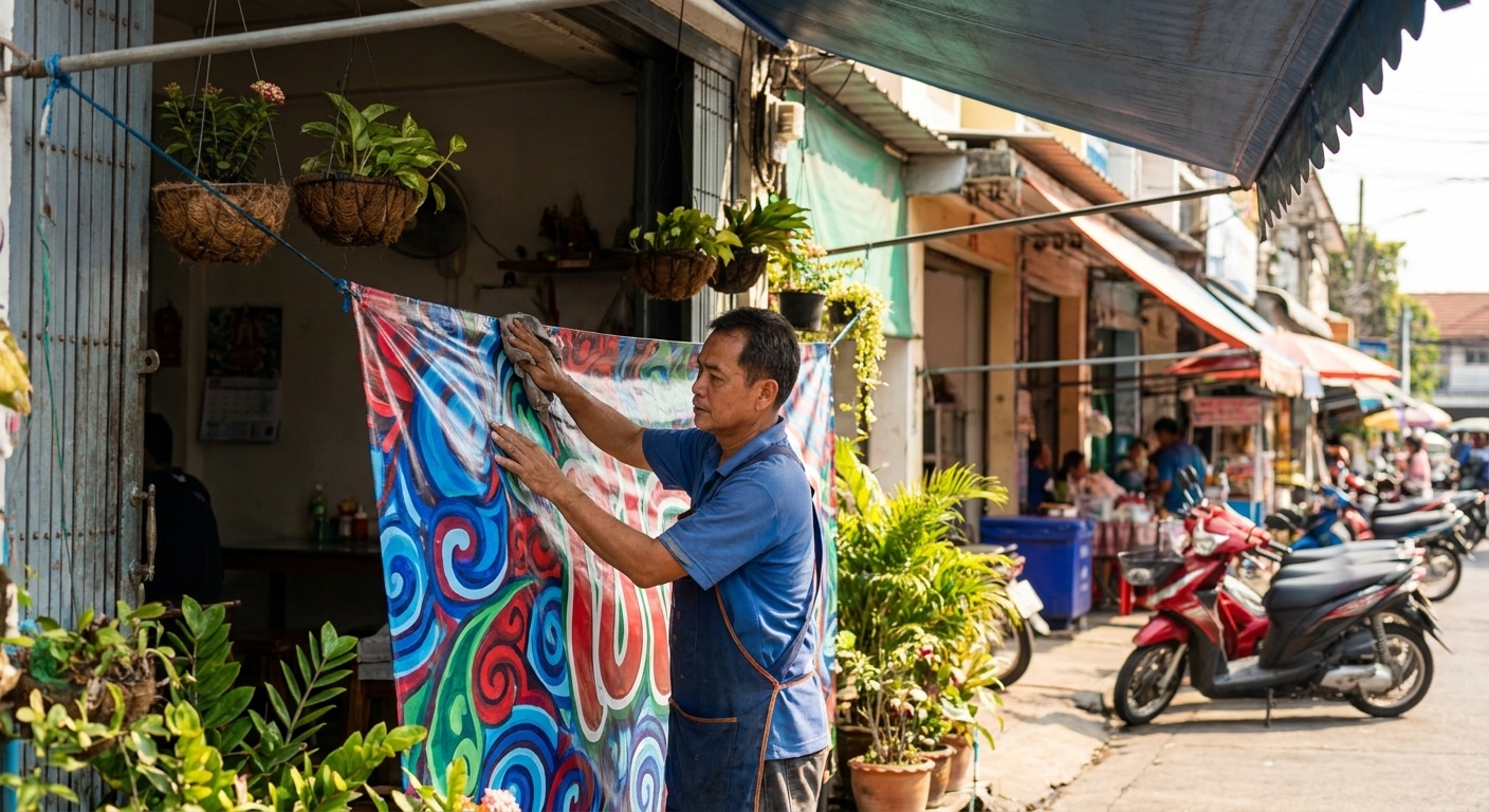 ทริคดูแลป้ายไวนิลและป้ายโฆษณา ให้สีสดทนแดดทนฝน - outdoor-vinyl-banner-maintenance