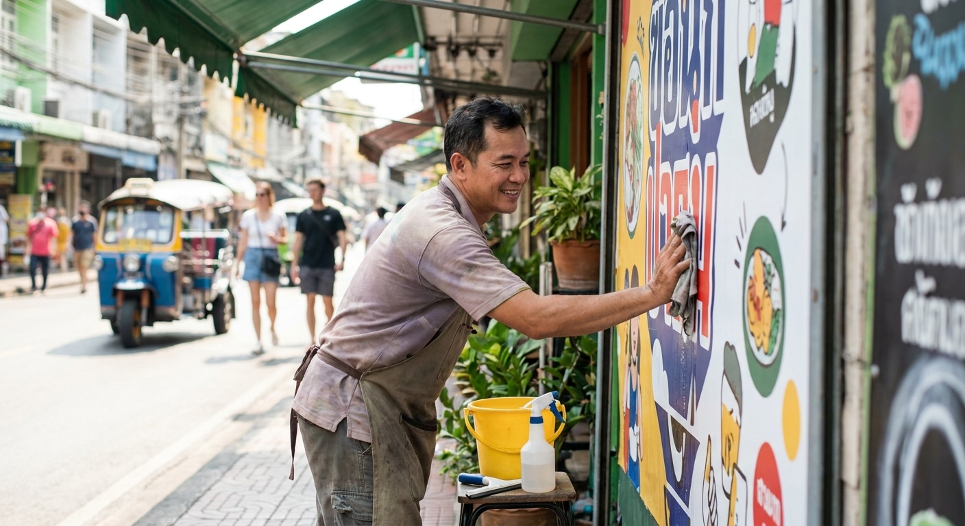 วิธีดูแลป้ายไวนิลกลางแจ้งให้สีสดทน ไม่ซีดไว - outdoor-vinyl-banner-maintenance