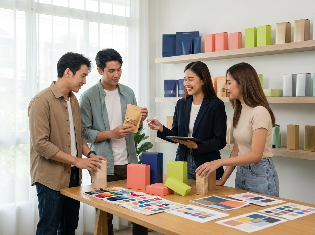 เทรนด์สีฉลากสินค้า 2026: ออกแบบแพ็กเกจจิ้งอย่างไรให้ปัง - packaging-color-design-trends-2026