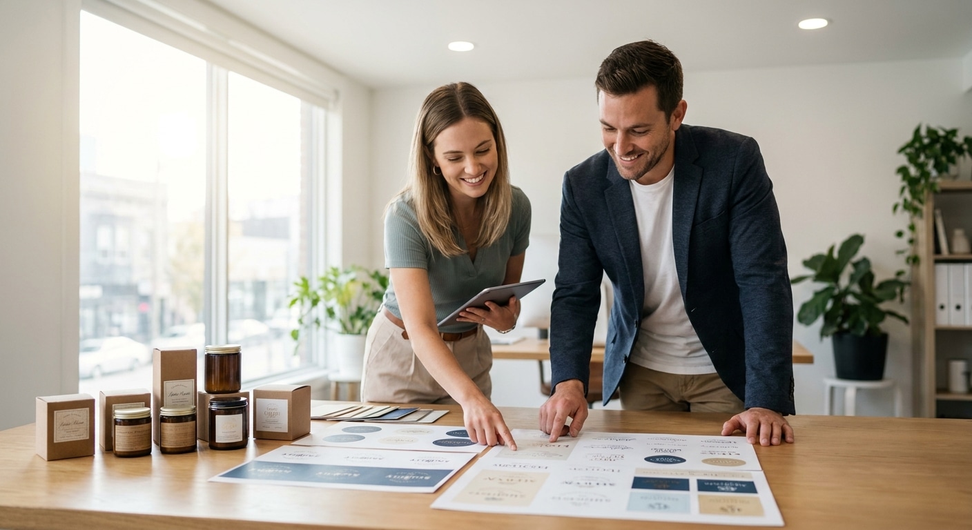 ทริคออกแบบโลโก้และฉลาก อัปมูลค่าแบรนด์ SME ให้ดูพรีเมียม - premium-logo-label-design-tips