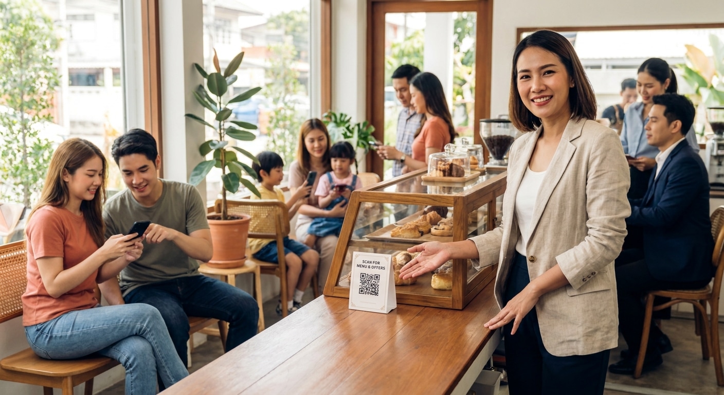 เทคนิคใช้ QR Code บนสื่อสิ่งพิมพ์ ดึงลูกค้าเข้าร้าน - print-media-qr-code-marketing