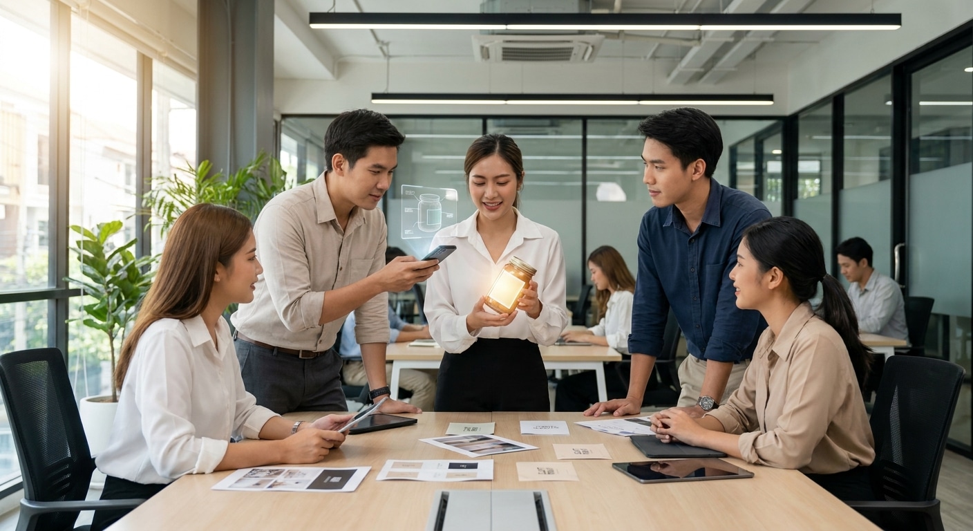 เทรนด์สื่อสิ่งพิมพ์ 2026! ฉลากสินค้า AR ยกระดับแบรนด์ SME - print-trend-2026-ar-label