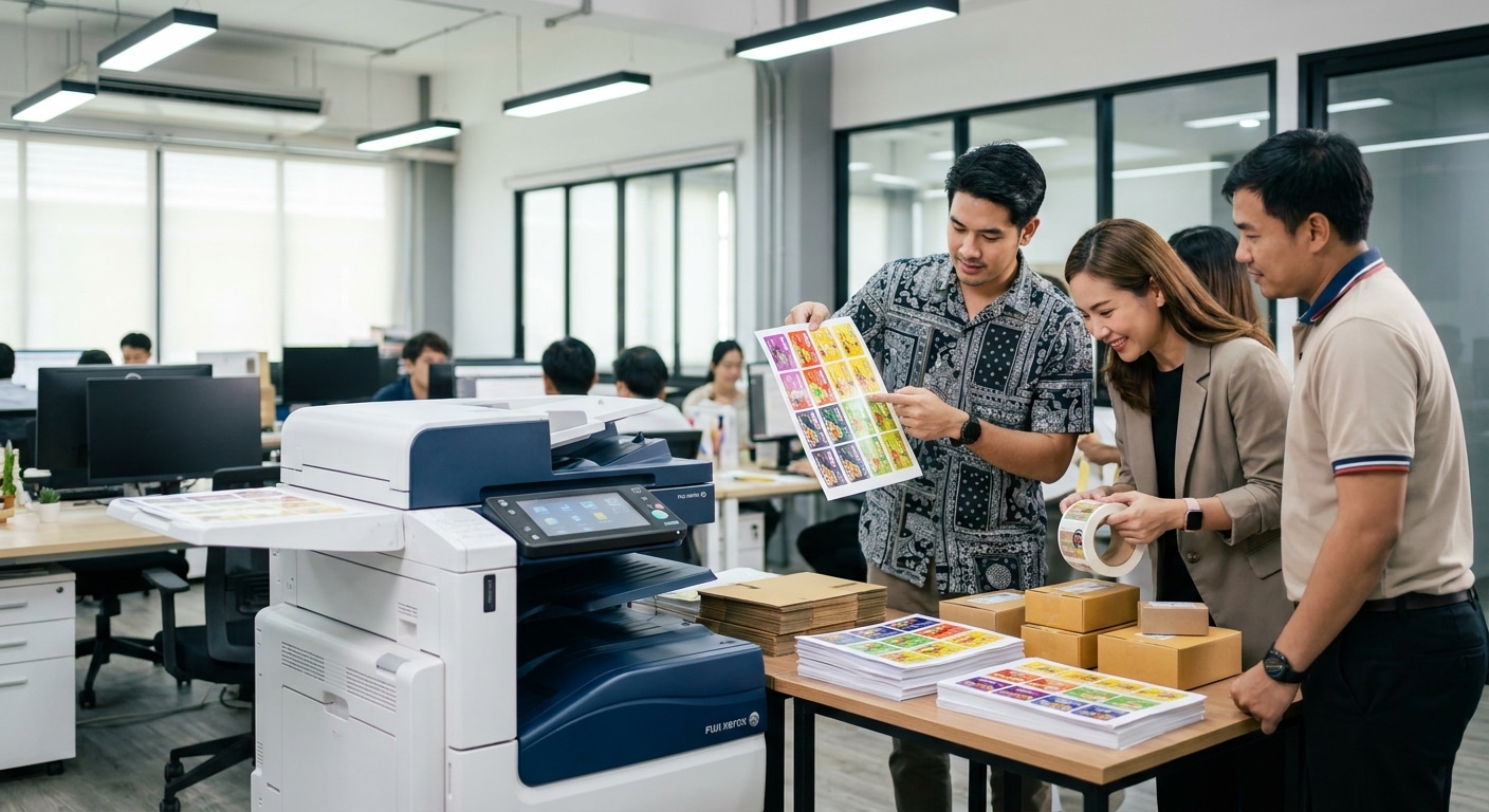 เจาะนวัตกรรมพิมพ์ 2026! อัปเกรดฉลาก SME ด้วย Fuji Xerox - printing-tech-fuji-xerox