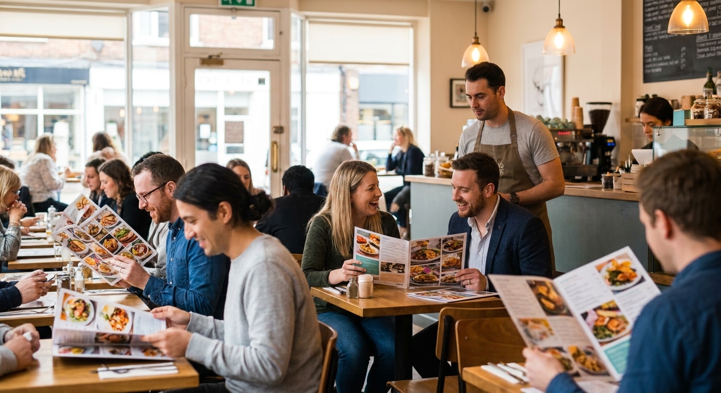 เคล็ดลับออกแบบเมนูร้านอาหารและคาเฟ่ ให้อัปยอดขายปัง - restaurant-cafe-menu-design-tips